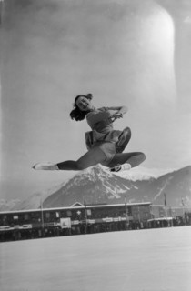European Figure Skating Championship 1947 in Davos: Barbara Ann Scott