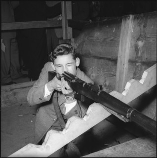 Shooting champion Werner Baumann 1956