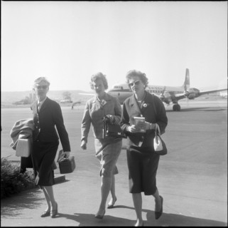 Princess Margrethe of Denmark (c) in Kloten, 1959