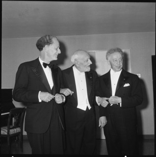 Martin Frank, Ernest Ansermet, Arthur Rubinstein, 1958