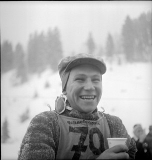 Skier Fernand Grosjean around 1950