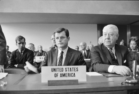 Edward Kennedy in Geneva, 1965
