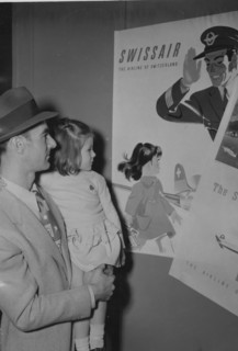 Swissair poster, Swiss exhibition in New York