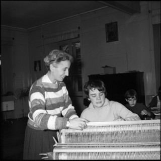 Therapeutic teacher Maria Egg-Benes, Zurich 1960