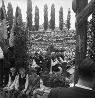 Catholics' Day at the amphitheater in Windisch 1953
