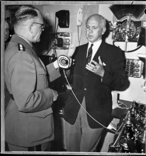 Chief of the General Staff Jakob Annasohn. visit in Sweden 1960
