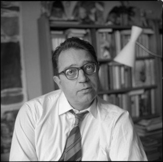 Author Albert Ehrismann at home in Zurich ca. 1960