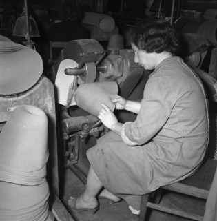 Hat factory, milliner supplier, La Moderna, Giubiasco, around 1955