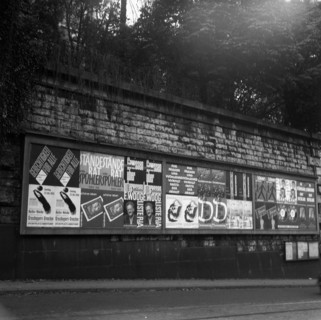 Propaganda wall before voting, around 1955