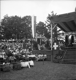 Catholics' Day at the amphitheater in Windisch 1953: Address of Federal Conciler Joseph Escher