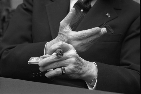 Arthur Rubinstein's hands, Zurich 1977