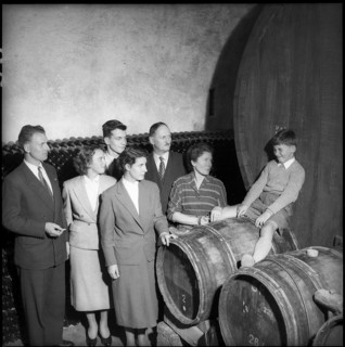 Federal Councillor Paul Chaudet and his family 1954