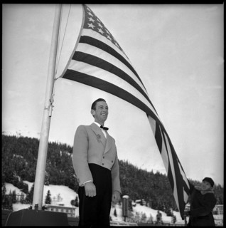 Figure Skating WCH Davos 1953: world champion Hayes Alan Jenkins, USA