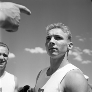 Gymnast Hans Eugster ca. 1953