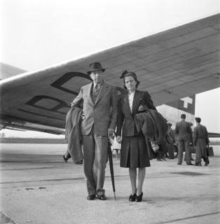Archibald Joseph Cronin, writer and his wife 1946