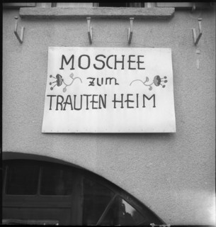 February custom in the Valais, around 1950