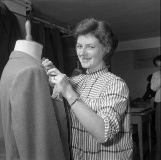 Lotti Thüler, mens tailor 1959