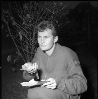 Hansruedi Scheller, rower and athlete ca. 1955