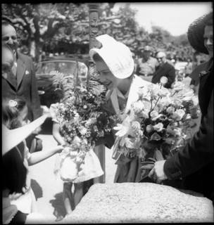 Princess Margaret of England in Nyon, 1949