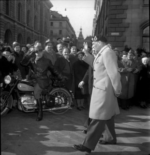 Field Marshal Montgomery in Zurich, 1949