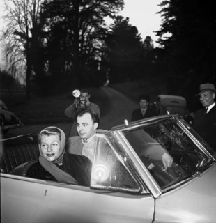 Rita Hayworth and Ali Khan in Lausanne