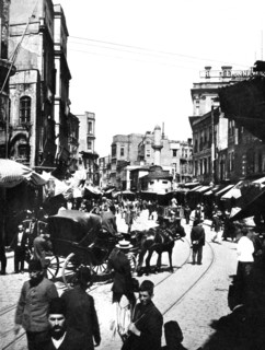 Constantinople Street Scene 1915