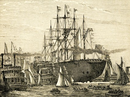 The Landing of the Cable by the 'Great Eastern' Friday July 27 1866. On Friday, 13 July 1866,