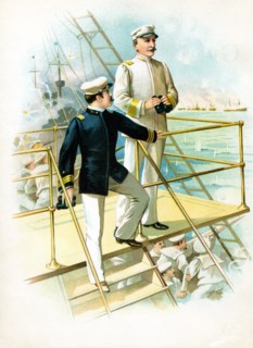 Dewey at Battle of Manila Bay