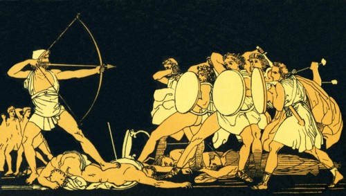 Odysseus Kills Suitors