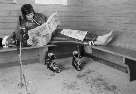 Karl Cordin in Wengen 1972.