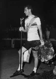 Stayer world champion Walter Bucher, 1958.