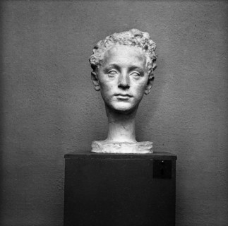 Alberto Giacometti, exhibition at Basle Kunsthalle, 1966.