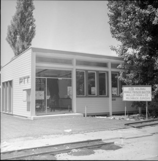 SAFFA 1958: opening of the post office.