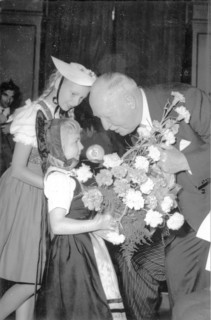 Pro Juventute celebrating Ulrich Wille Jr's 80th birthday, 1957.