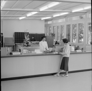 SAFFA 1958: opening of the post office.