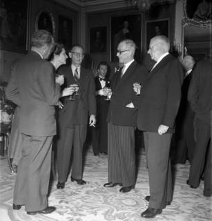 W. Bedell Smith and spouse, duty call, courtesy visit in Berne 1951.