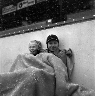 Hockey World Championship Zurich/Basle 1953, spectators.