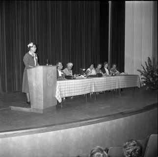 Meeting of the Women's club ""Zonta"" in Zurich, 1953.