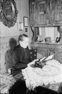 Tina Truog-Saluz, writer, ca. 1950.