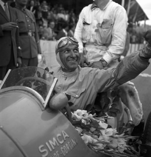 Raymond Sommer, French racing driver, ca. 1950.