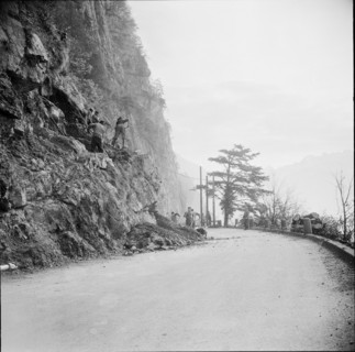 Axenstrasse under construction 1954.