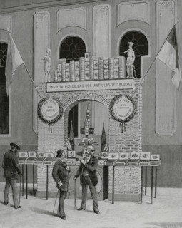 Ponce, Puerto Rico. Agricultural and Industrial Tobacco Exhibition (December 1883). Arch formed