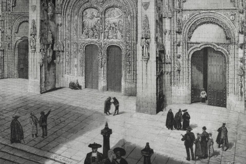 History of Spain. Salamanca. New Cathedral (Catedral Nueva). Its construction began in 1513 and it