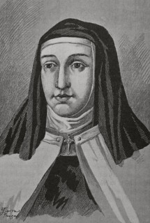 Saint Teresa of Jesus (Teresa of Avila) (1515-1582). Spanish nun, founder of the Order of Discalced