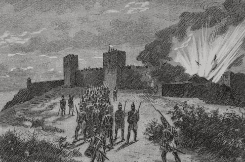 War of the Spanish Succession (1705-1714). ""Battle of Montjuic"" (13-17 September 1705). The