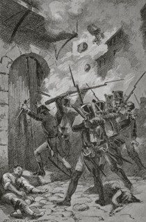 Spain, Madrid. Suppression by French troops after the Dos de Mayo Uprising, 1808. The struggle in
