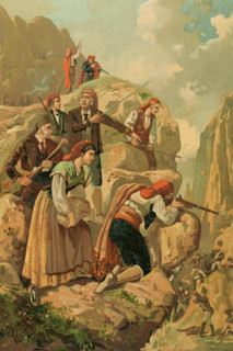 Peninsular War (1808-1814). Catalonia. Battles of El Bruch. Engagements fought successively, that