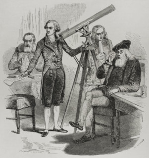 Astrology and astronomy. Zacharias Janssen (1585-1632) and his lenses, Galileo Galilei (1564-1642)