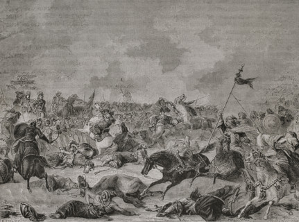 Napoleonic Wars. French Campaign in Egypt and Syria (1798-1801). Battle of Mount Tabor (16 April
