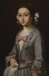 Luis Ferrant Llausas (1806-1868). Spanish painter. Portrait of Isabel Aragon, 1854. Oil on canvas,